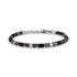 Noir Rose Geometry Bracelet - Mens Steel Bead Bracelets - The Steel Shop
