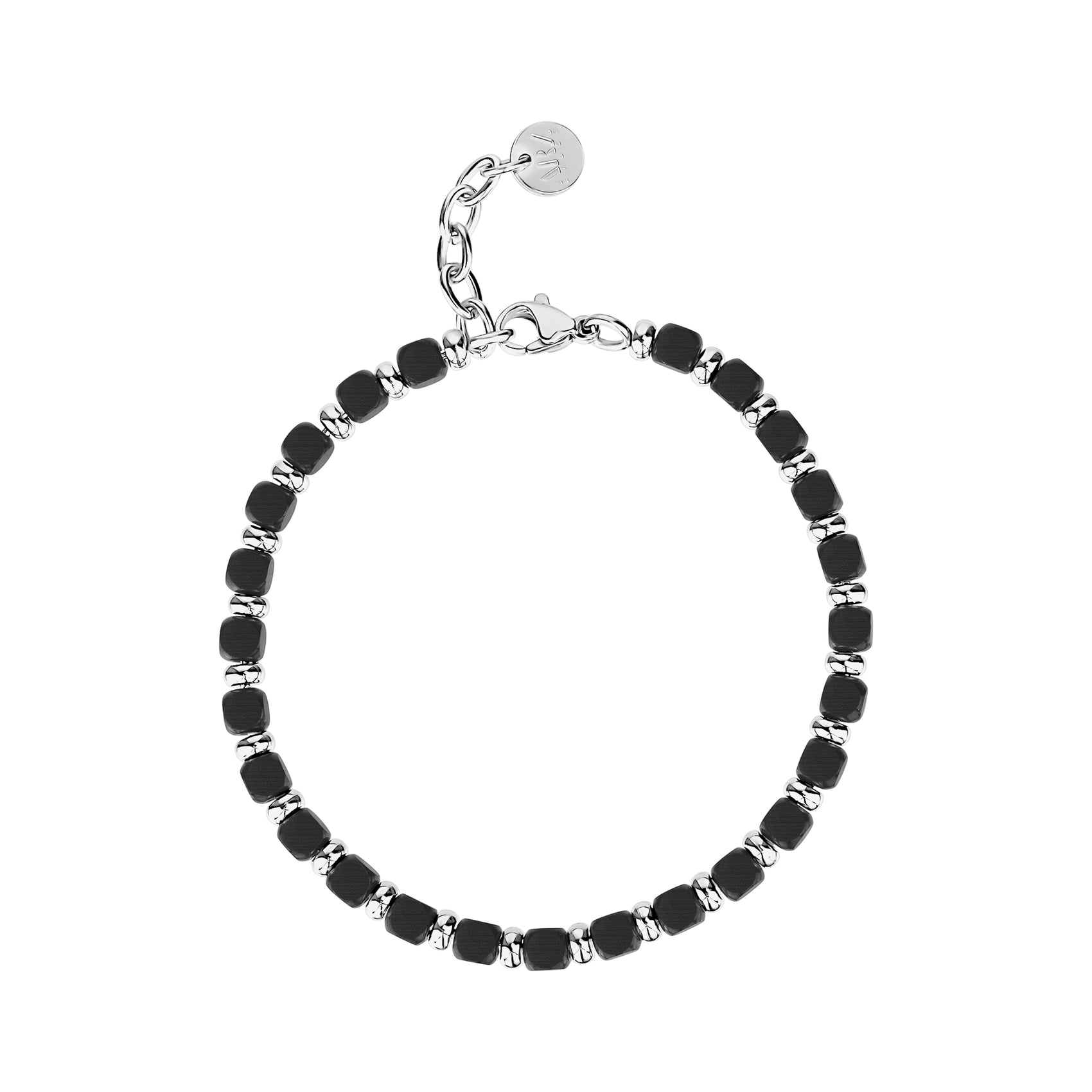 Modern Mosaic Bracelet - Mens Steel Bead Bracelets - The Steel Shop
