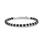 Modern Mosaic Bracelet - Mens Steel Bead Bracelets - The Steel Shop