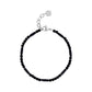 Black Mosaic Bead Bracelet - Mens Steel Bead Bracelets - The Steel Shop