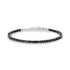 Black Mosaic Bead Bracelet - Mens Steel Bead Bracelets - The Steel Shop