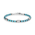 Azure Waves Bracelet - Mens Steel Bead Bracelets - The Steel Shop