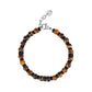 Twilight Tiger Bracelet - Mens Steel Bead Bracelets - The Steel Shop