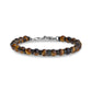 Twilight Tiger Bracelet - Mens Steel Bead Bracelets - The Steel Shop