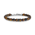Twilight Tiger Bracelet - Mens Steel Bead Bracelets - The Steel Shop