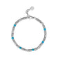 Azure Echo Bracelet - Mens Steel Bead Bracelets - The Steel Shop
