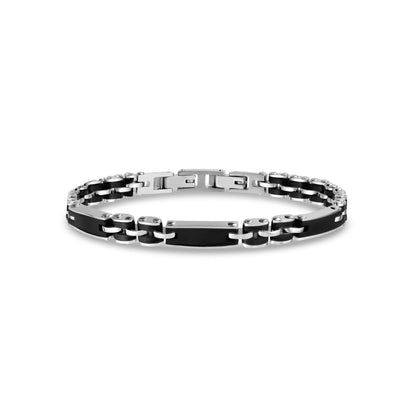 Dark Mosaic Bracelet - Mens Steel Bracelets - The Steel Shop