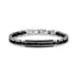 Faceted Noir Bracelet - Mens Steel Bracelets - The Steel Shop