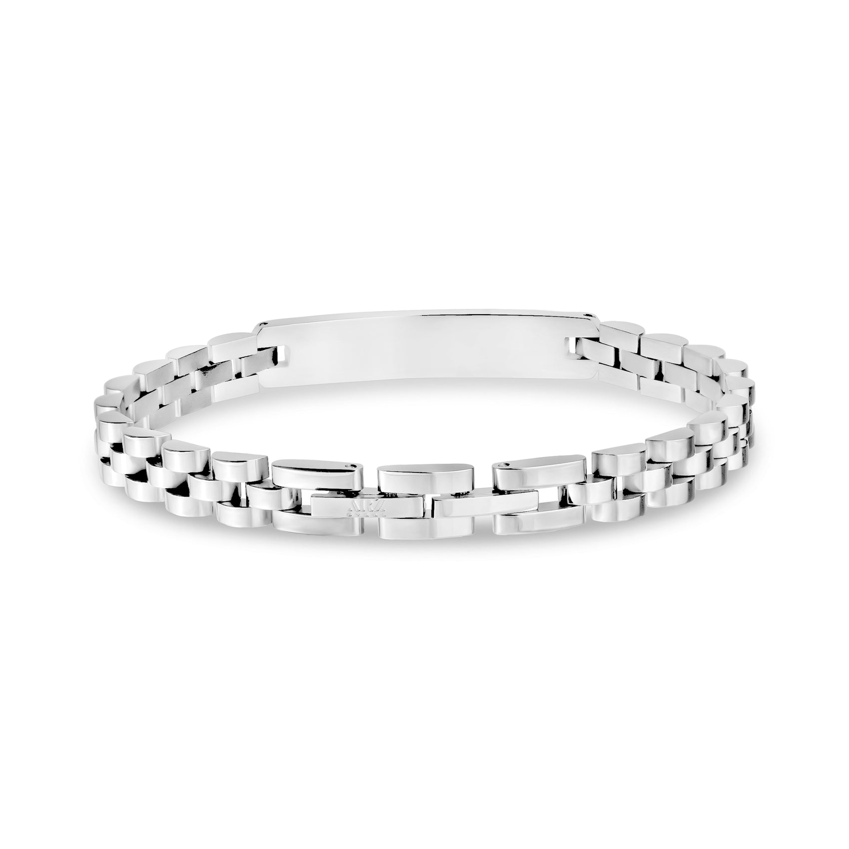 Sleek Signature ID Bracelet - Mens Steel Bracelets - The Steel Shop