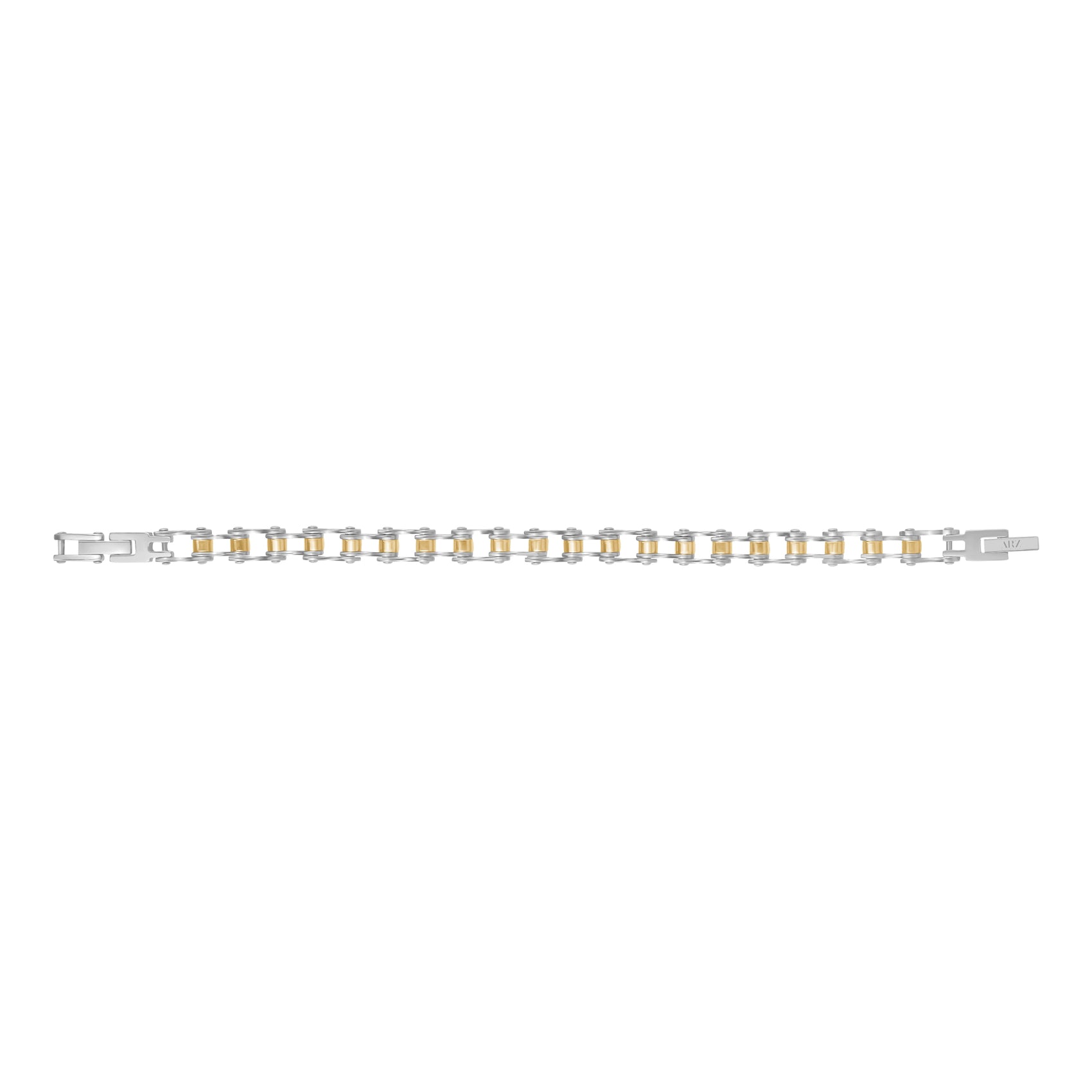 Dual Tone Rider Bracelet - Mens Steel Bracelets - The Steel Shop