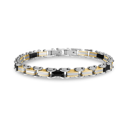 Cosmopolitan Link Bracelet - Mens Steel Bracelets - The Steel Shop