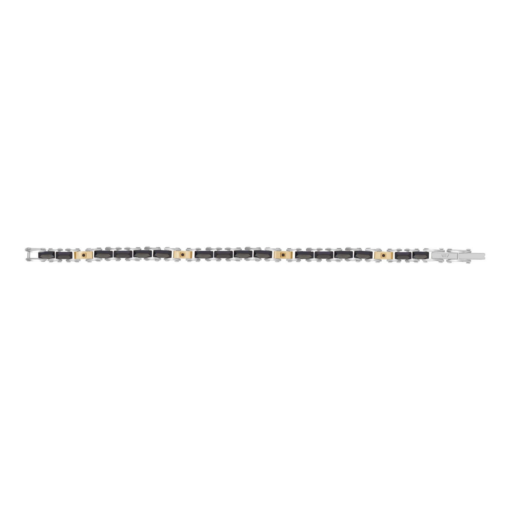 Ceramic Gold Fusion Bracelet - Mens Steel Bracelets - The Steel Shop