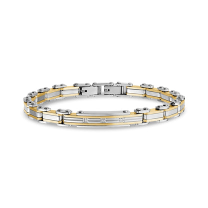 Luxury Link Fusion Bracelet - Mens Steel Bracelets - The Steel Shop