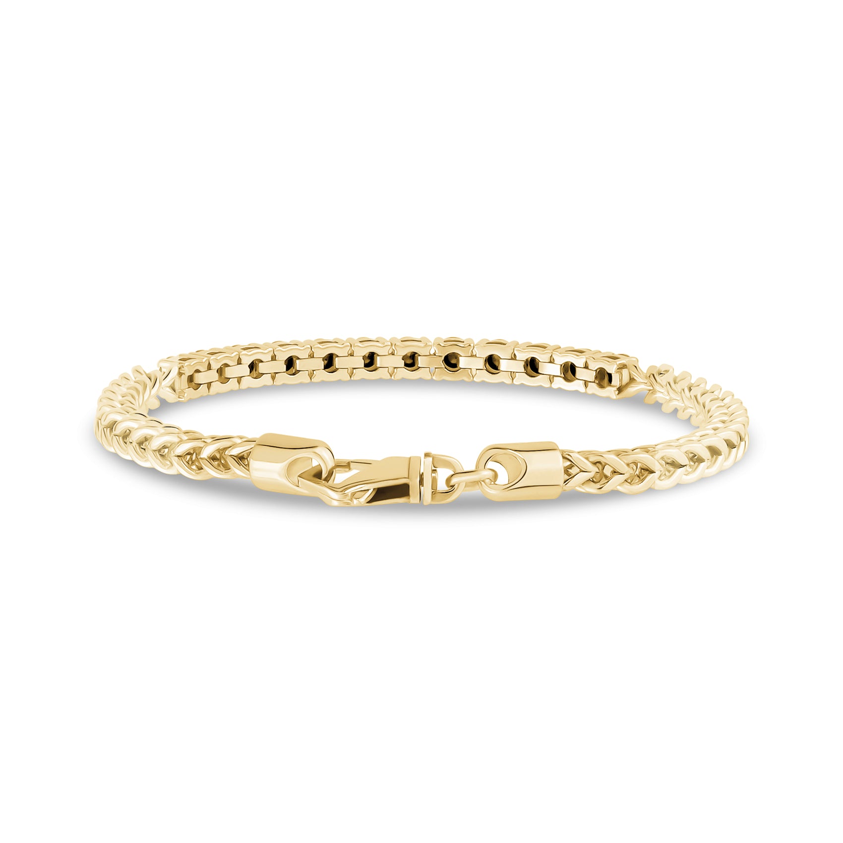 Midnight Franco Tennis Bracelet - Mens Steel Bracelets - The Steel Shop
