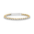 Two Tone Interlocking Link Bracelet - Mens Steel Bracelets - The Steel Shop