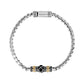 Skulls and Stones Bracelet - Mens Steel Bracelets - The Steel Shop