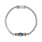 Skulls and Stones Bracelet - Mens Steel Bracelets - The Steel Shop