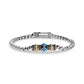 Skulls and Stones Bracelet - Mens Steel Bracelets - The Steel Shop