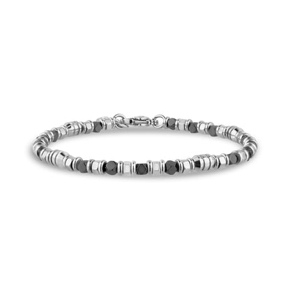 Industrial Bead Bracelet - Mens Steel Bead Bracelets - The Steel Shop
