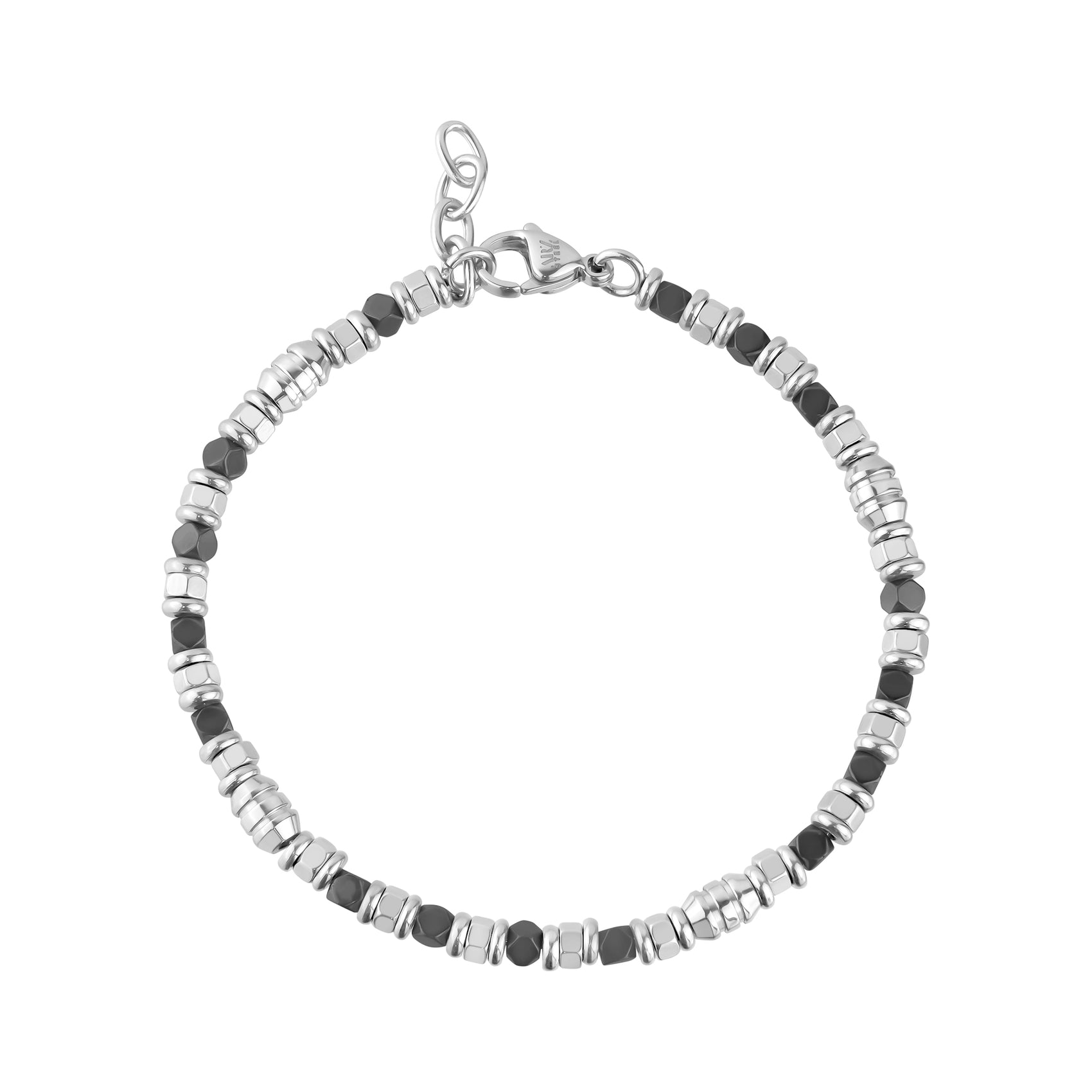Industrial Bead Bracelet - Mens Steel Bead Bracelets - The Steel Shop