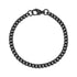 Matte Two Tone Cuban Link Bracelet | 5MM - Mens Steel Bracelets - The Steel Shop