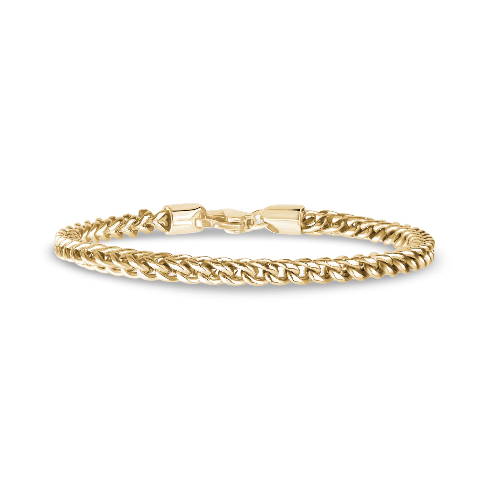 Classic Franco Link Bracelet - Mens Steel Bracelets - The Steel Shop