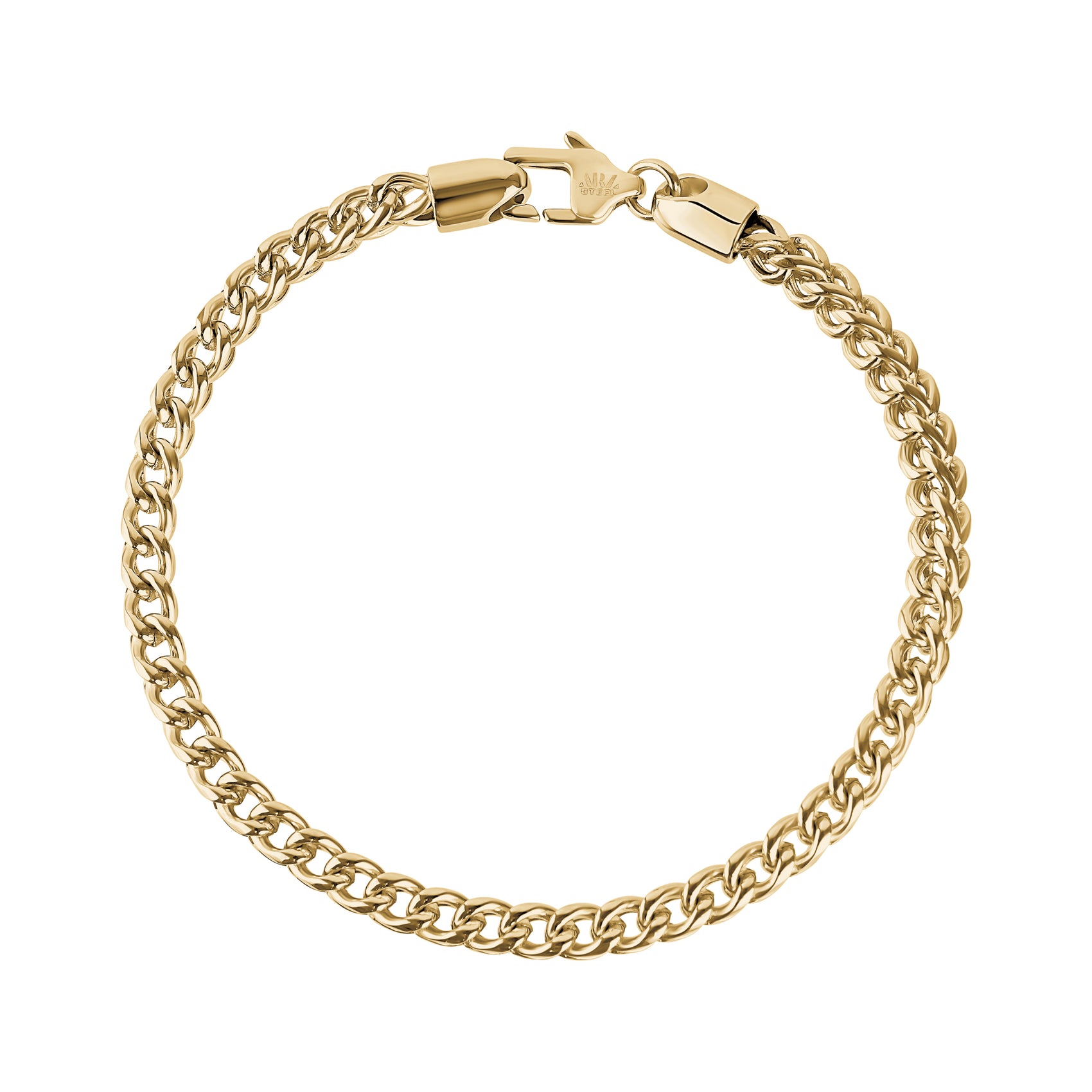 Classic Franco Link Bracelet - Mens Steel Bracelets - The Steel Shop