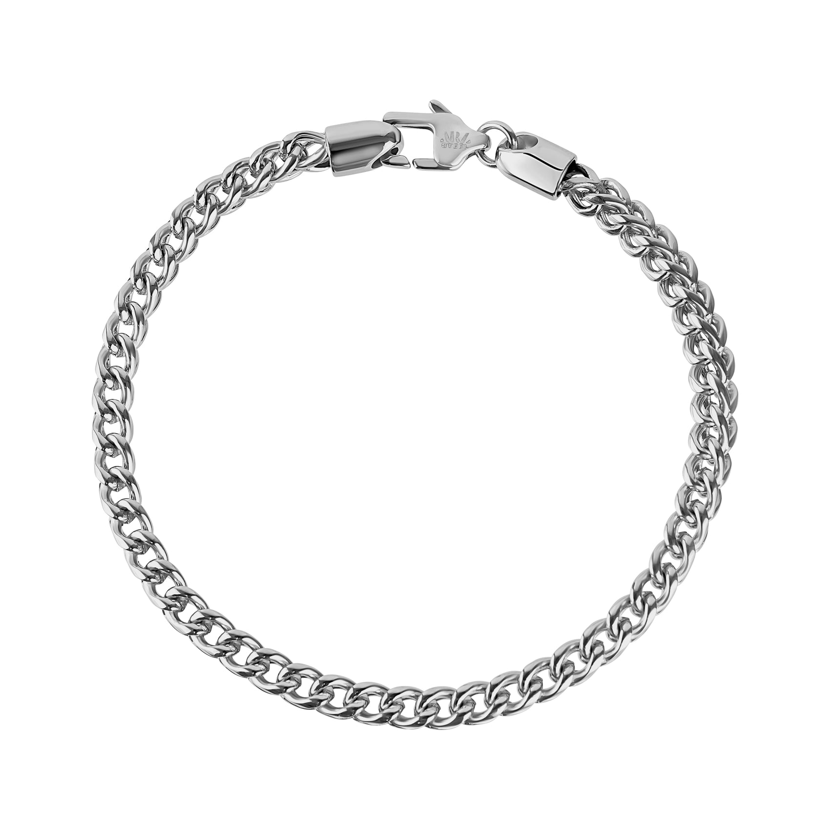 Classic Franco Link Bracelet - Mens Steel Bracelets - The Steel Shop