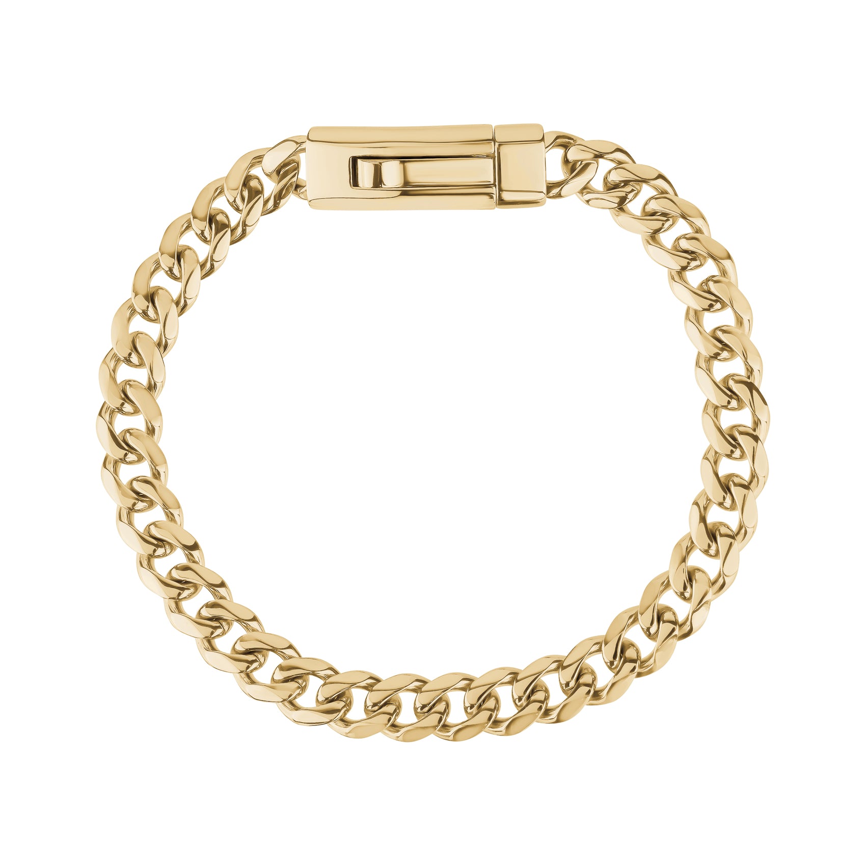 7mm Cuban Link Bracelet - Unisex Steel Bracelet - The Steel Shop