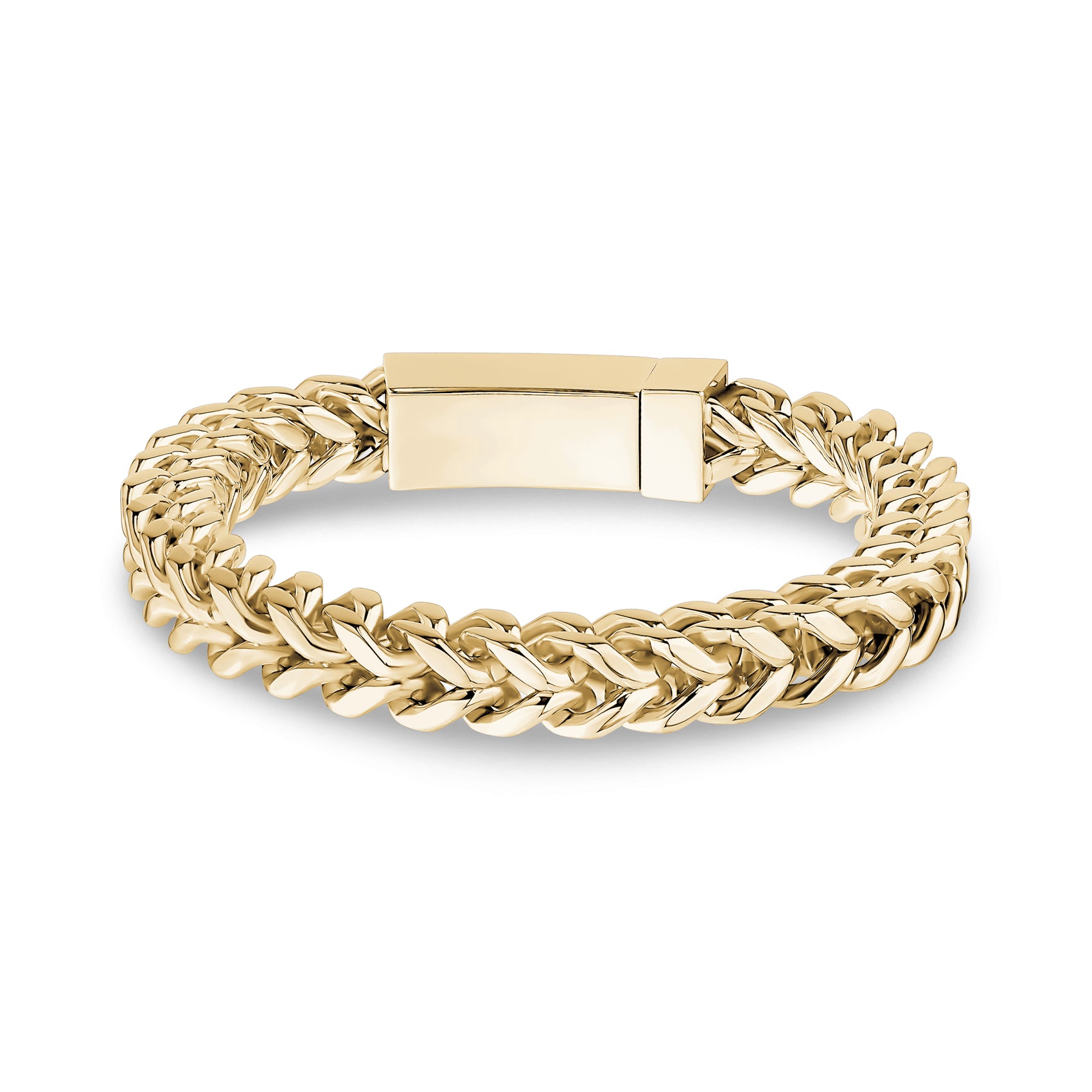 Franco Link Bracelet | 8MM - Mens Steel Bracelets - The Steel Shop