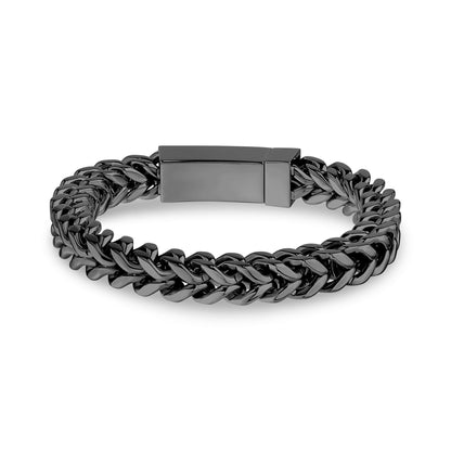 Franco Link Bracelet | 8MM - Mens Steel Bracelets - The Steel Shop
