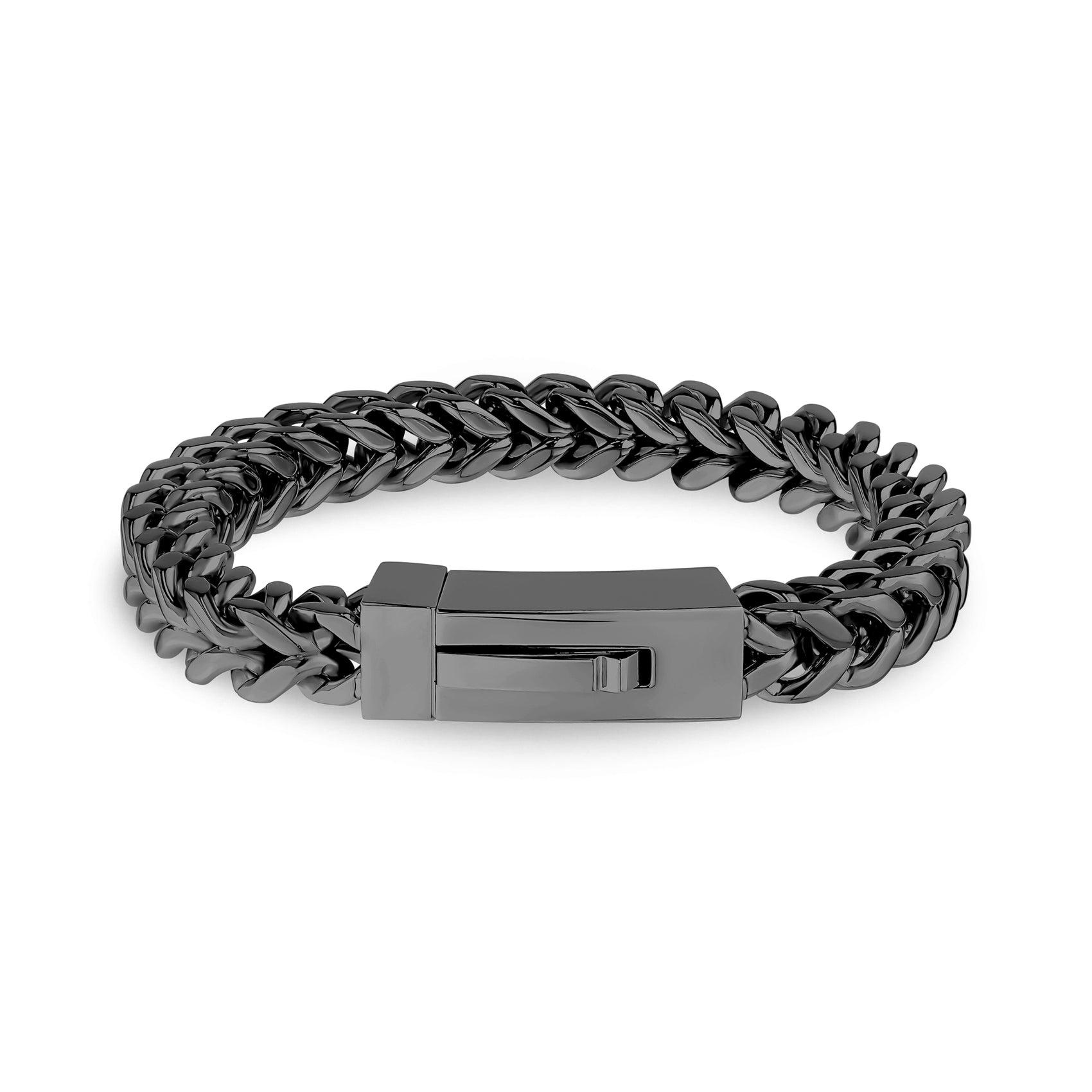 Franco Link Bracelet | 8MM - Mens Steel Bracelets - The Steel Shop