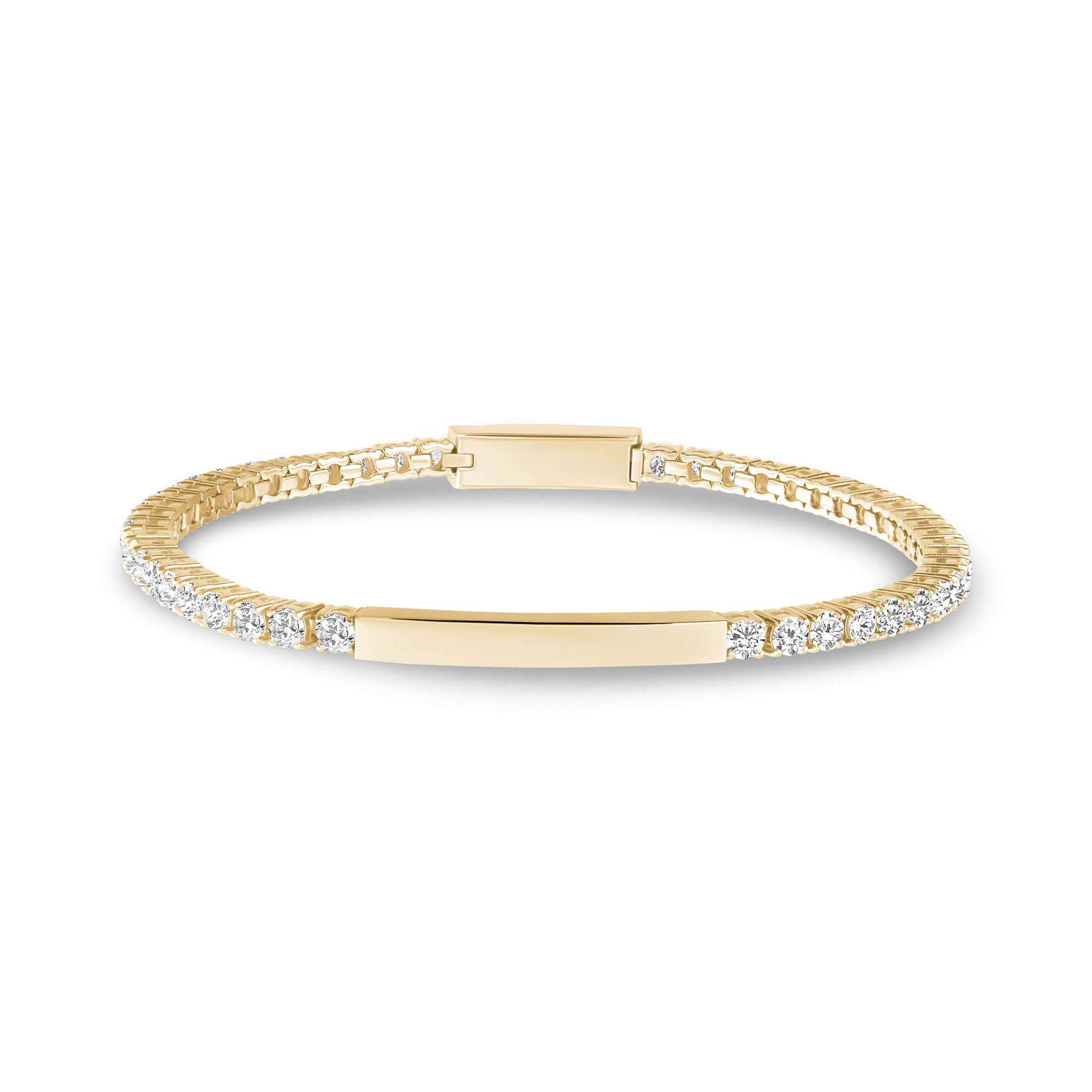 ID Tennis Bracelet | 3mm - Unisex Steel Bracelet - The Steel Shop