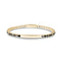 Black Stone ID Tennis Bracelet | 3mm - Unisex Steel Bracelet - The Steel Shop