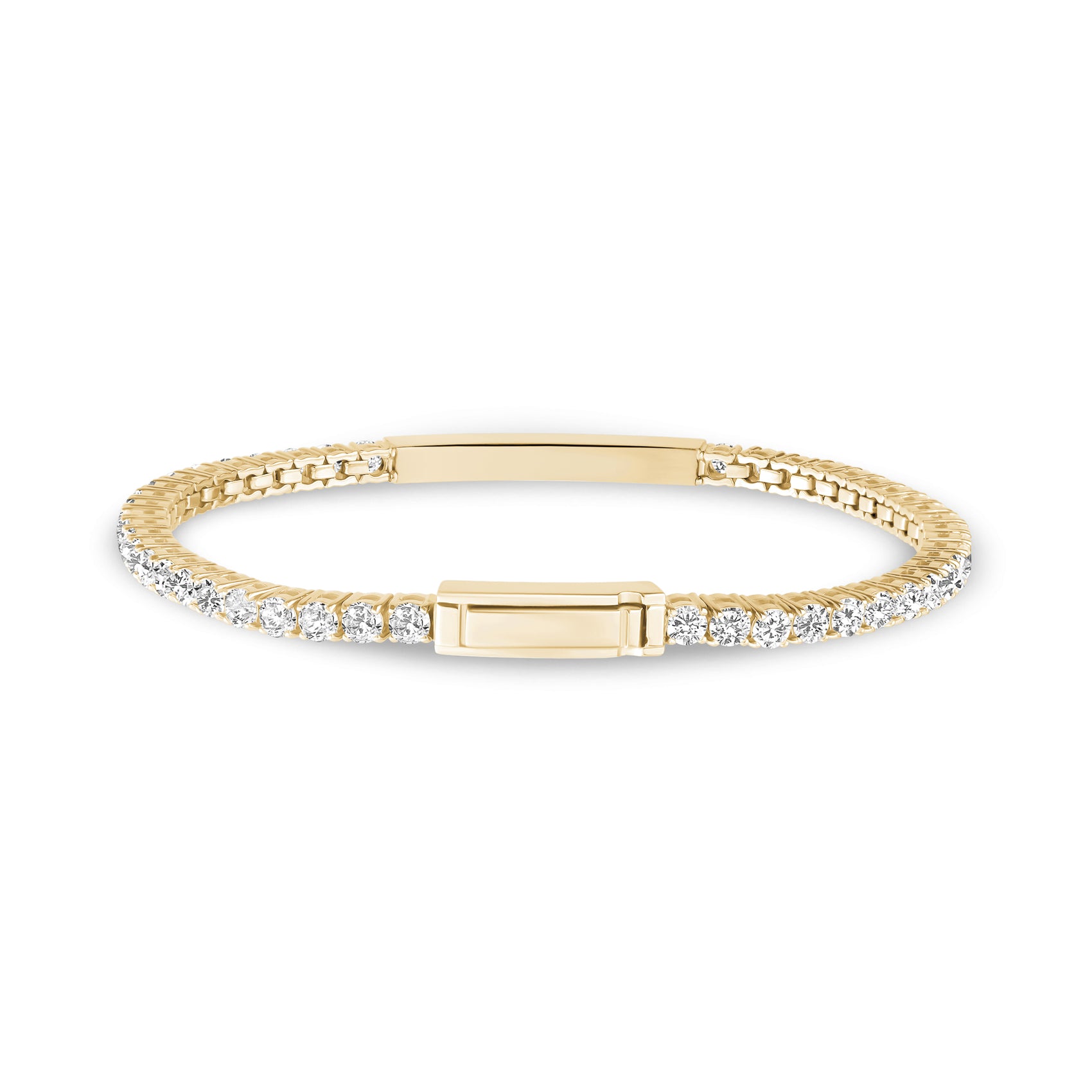 ID Tennis Bracelet | 3mm - Unisex Steel Bracelet - The Steel Shop