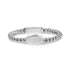 Franco Link Urn Tag Bracelet - Mens Steel Bracelets - The Steel Shop