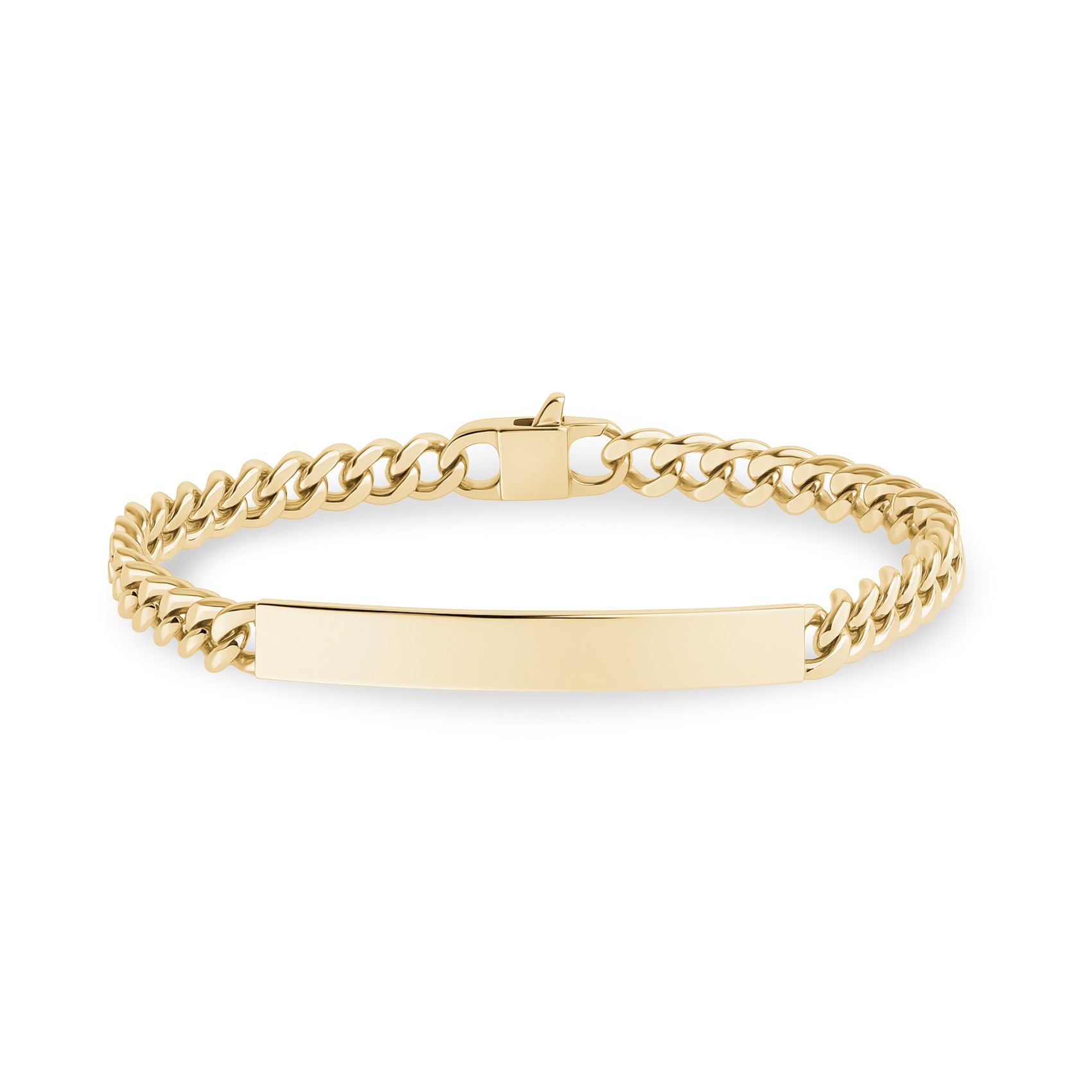 5mm Sleek Cuban Link ID Bracelet - Unisex Steel Bracelet - The Steel Shop