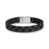 Midnight Fade Leather Bracelet - Mens Steel Leather Bracelets - The Steel Shop