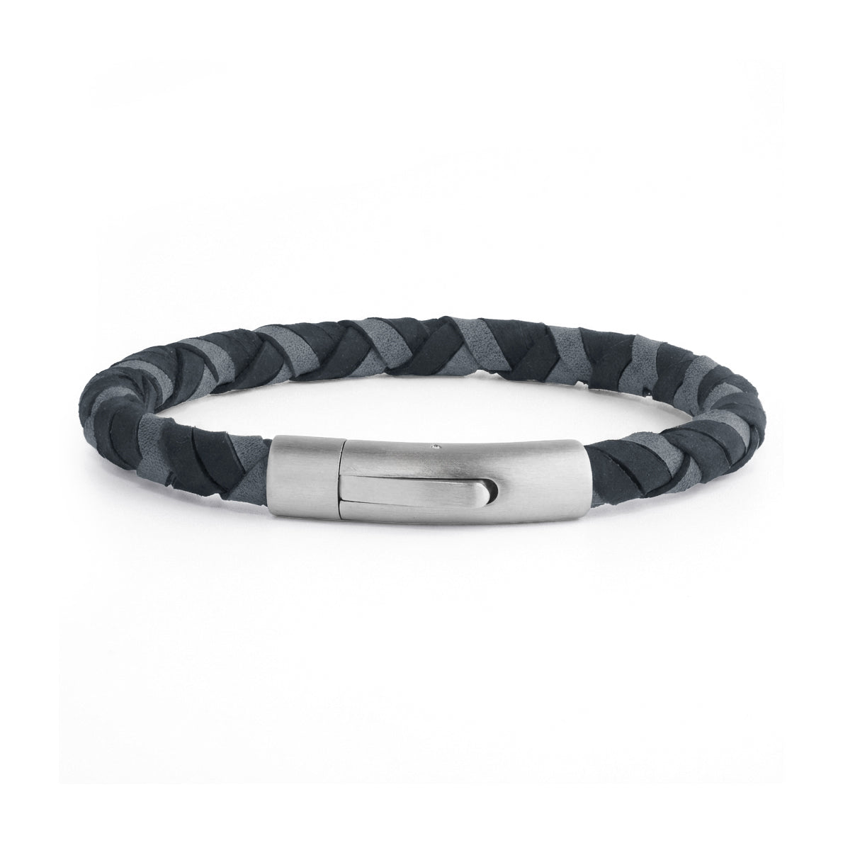 Nightfall Braided Leather Bracelet