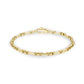 Round Box Link Figaro Bracelet - Mens Steel Bracelets - The Steel Shop
