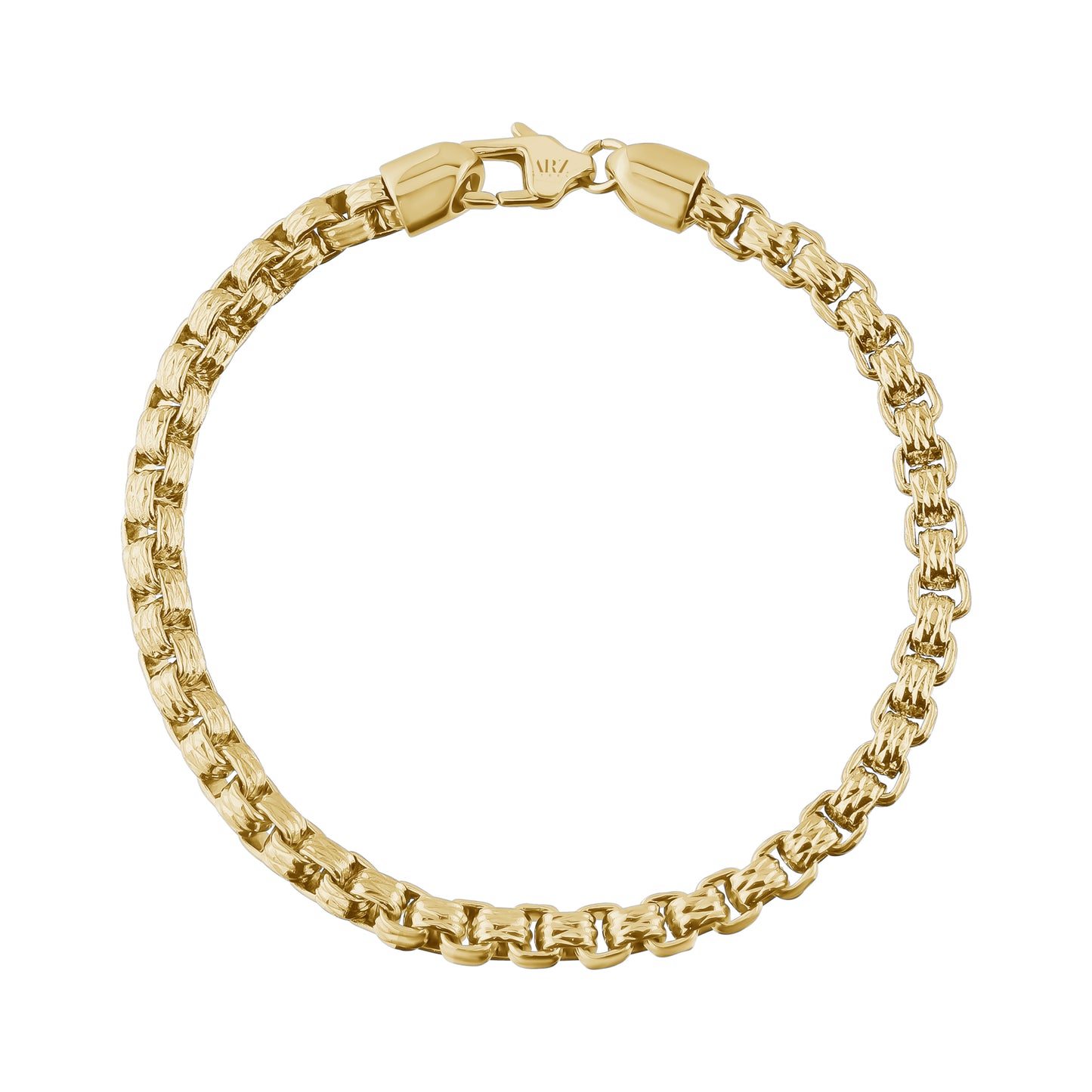 Rugged Round Box Link Bracelet