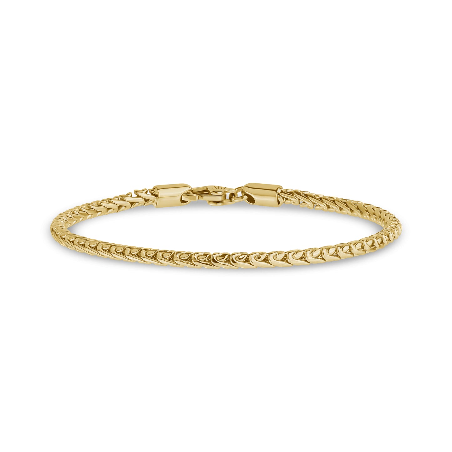 Rounded S Link Bracelet | 3MM