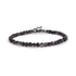 Deep plum faceted obsidian men&