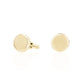 Round Beveled Edge Cufflinks - Cufflinks - The Steel Shop