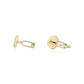 Round Beveled Edge Cufflinks - Cufflinks - The Steel Shop