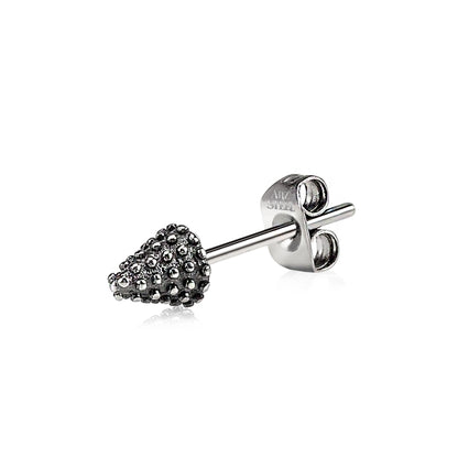Mini Textured Spike Studs - Earrings - The Steel Shop