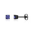 Blue Stone Studs | 5MM - Men Earrings - The Steel Shop