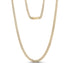 5mm Two Tone Cuban Link Chain - Unisex Necklaces - The Steel Shop