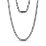 5mm Two Tone Cuban Link Chain - Unisex Necklaces - The Steel Shop