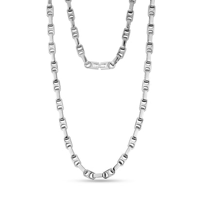 Modern Pop-Tab Link Chain - Men Necklace - The Steel Shop